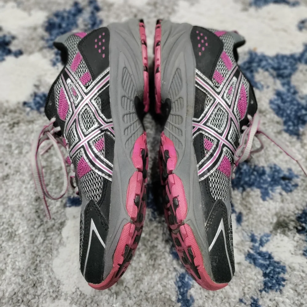 Asics Gel-Venture 4  Women's Grey/purple Running Shoes size 9.5